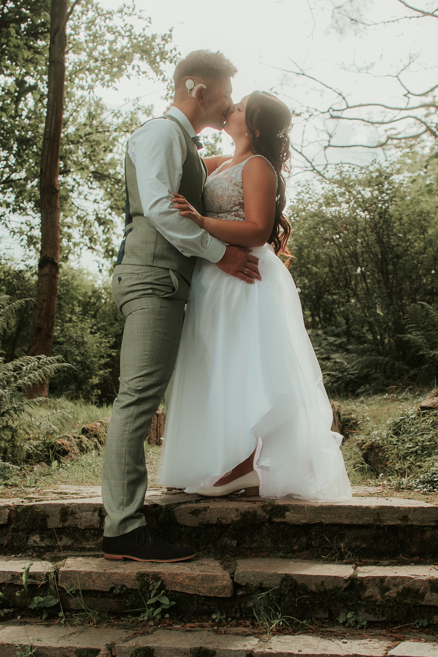 Echter emotionaler Moment bei einer Hochzeit