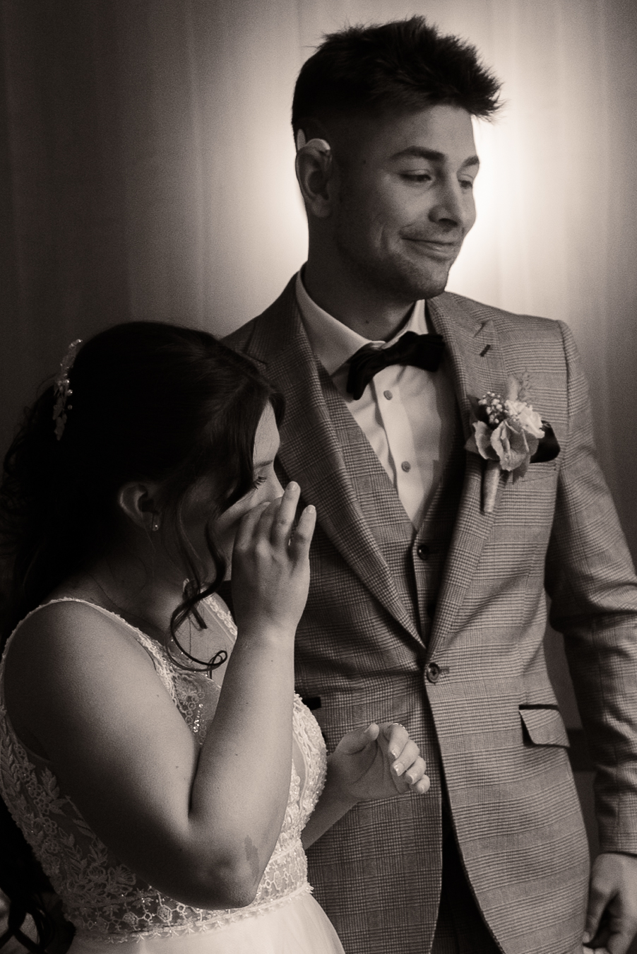 Emotionaler Moment bei einer Hochzeit